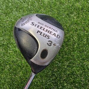 Callaway Big Bertha Steelhead Plus 3 Fairway Wood RH Regular Flex Steel Shaft